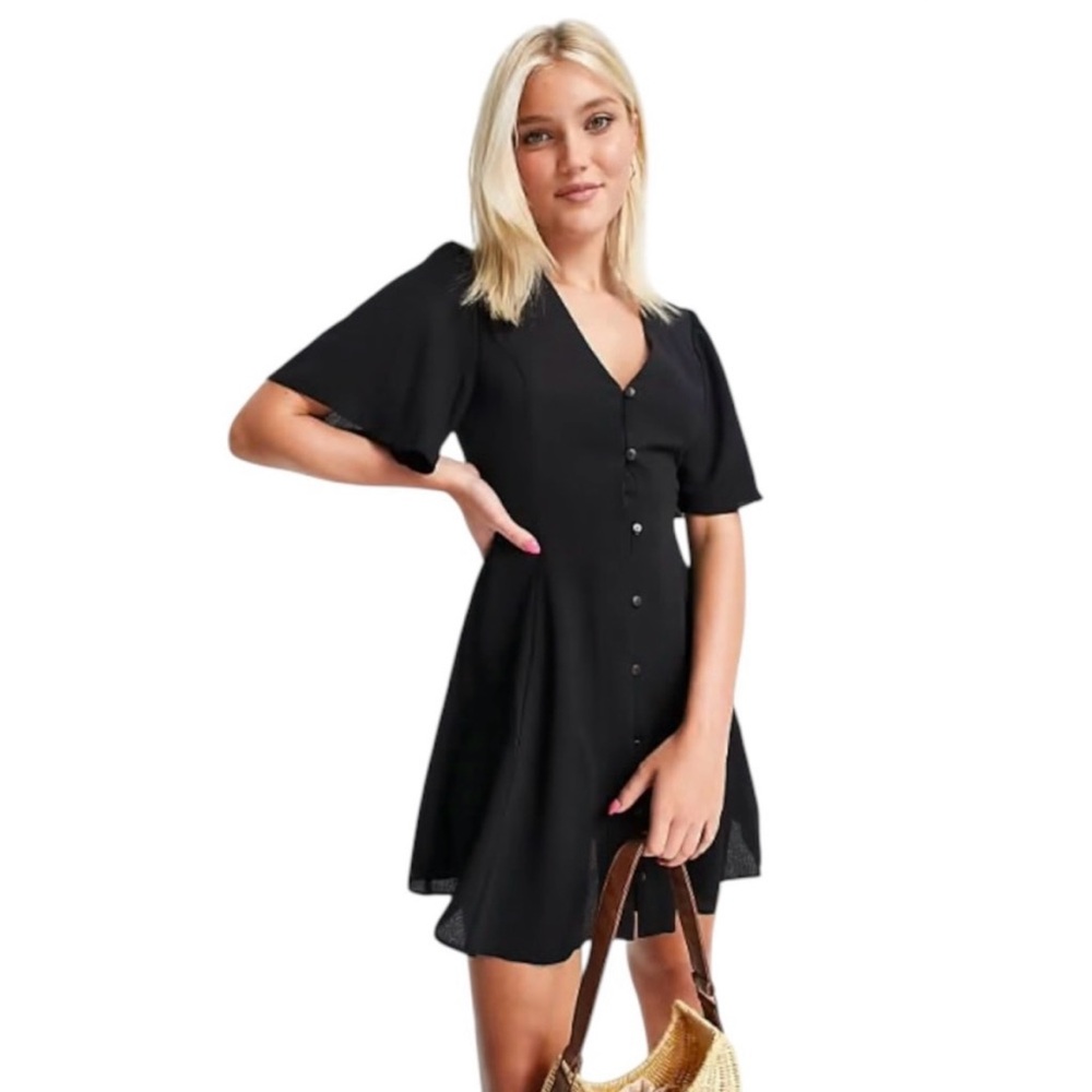 ASOS Design Button Front Dress